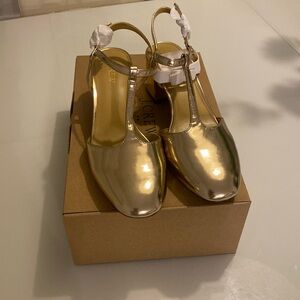 New Jcrew Factory T Strap Heels sz 9